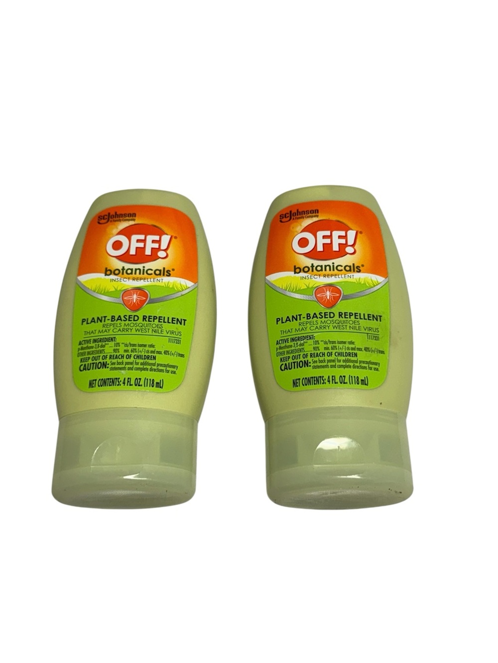 OFF! Botanicals Plant Based Insect Mosquito Repellent Lot of 2 New
